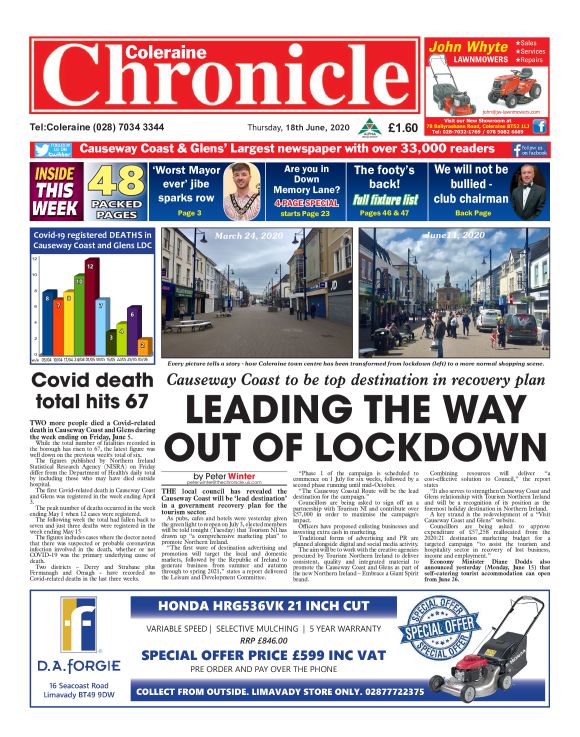 Coleraine Chronicle 18/06/2020
