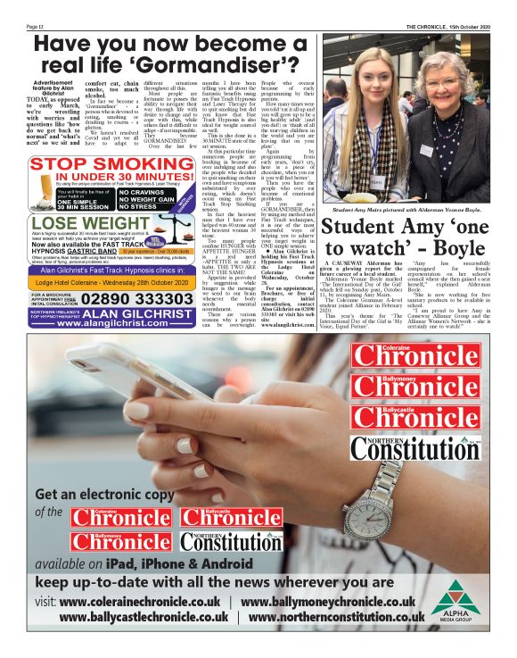 Coleraine Chronicle 15/10/2020